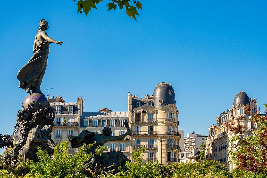 France, Paris, Place de la Nation, The Triumph of the Republic