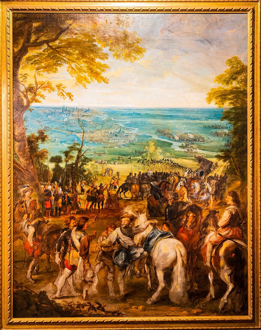 Sweden, Vastra Gotaland, Goteborg (Gothenburg), the Beaux-Arts museum, Henri IV of France at the siege of Amiens in 1597