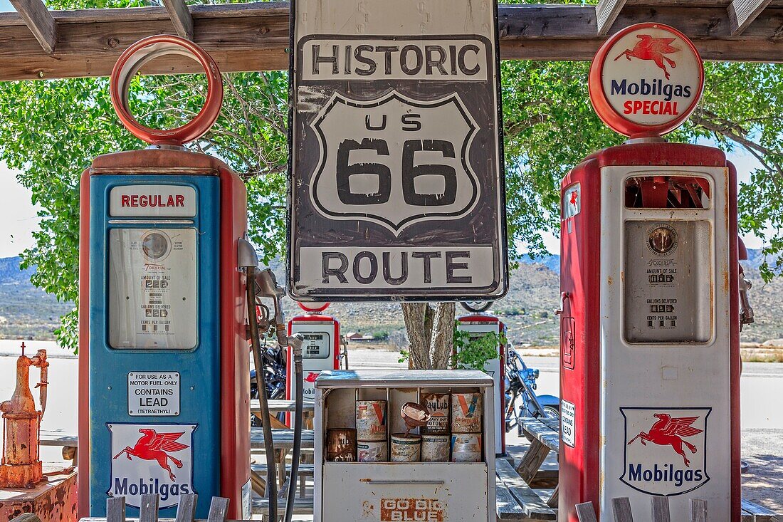 Vereinigte Staaten, Arizona, Route 66, Hackberry, Hackberry General Store und Tankstelle