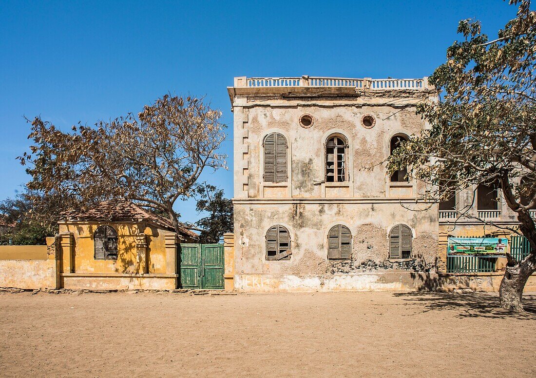 Senegal, Dakar, Insel Goree, UNESCO-Welterbe, Ehemaliger Gouverneurspalast