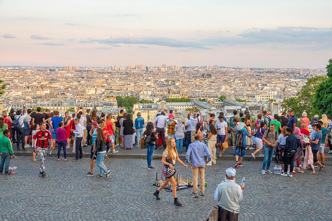 Frankreich, Paris, Parvis des Sacre Coeur