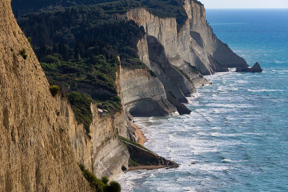 Greece, Ionian Islands, Corfu, Cape Drastis to Sidari