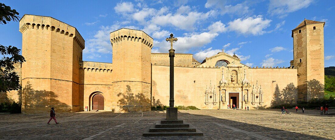 Spain, Catalonia, Tarragona Province, Conca de Barbera comarca, Vimbodi, La ruta del Cister, Monastery Santa Maria de Poblet, listed as World Heritage by UNESCO