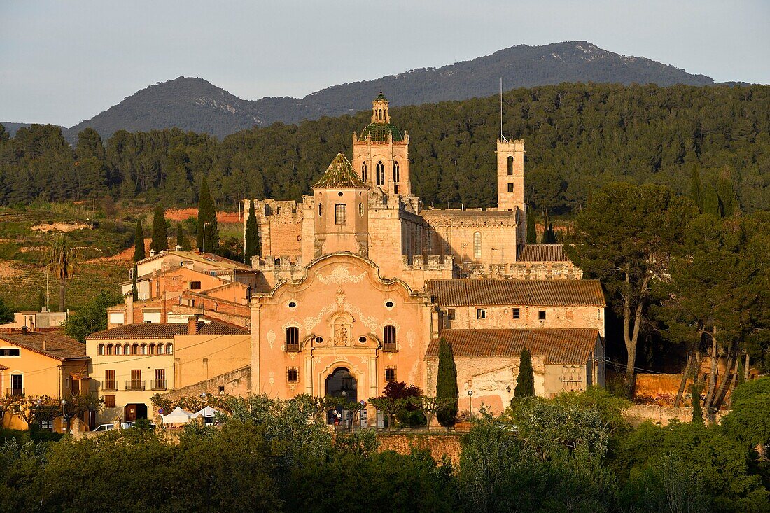 Spain, Catalonia, Tarragona Province, Alt Camp comarca, La ruta del Cister, Aiguamurcia, monastery of Santes Creus