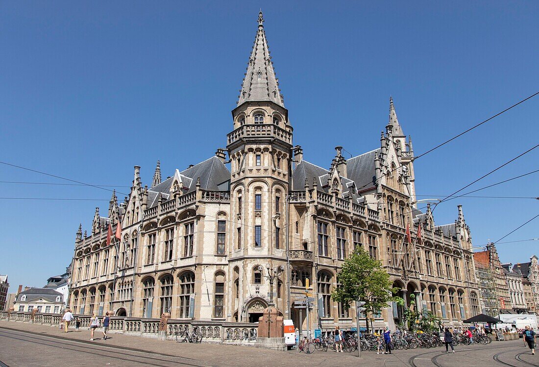 Belgium, East Flanders, Ghent, old post office