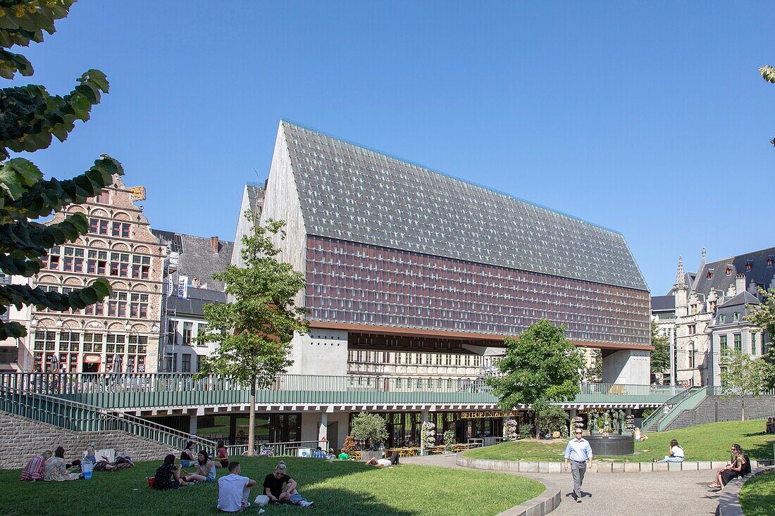 Belgium, East Flanders, Ghent, hall of Ghent built in 2012