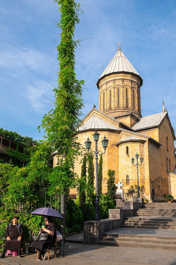 Georgien, Tbilissi, Alt-Tbilissi oder Dzveli Kalaki, orthodoxe Sioni-Kathedrale der Entschlafung