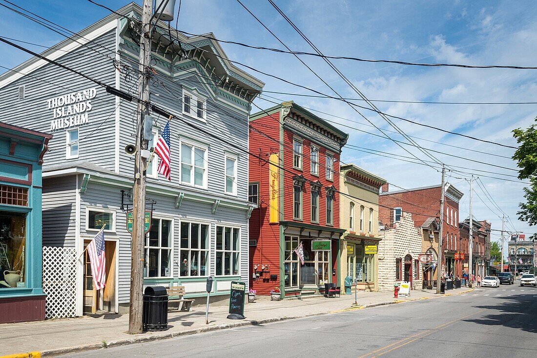 United States, New York State, Clayton Village on Lake Ontario, James Street