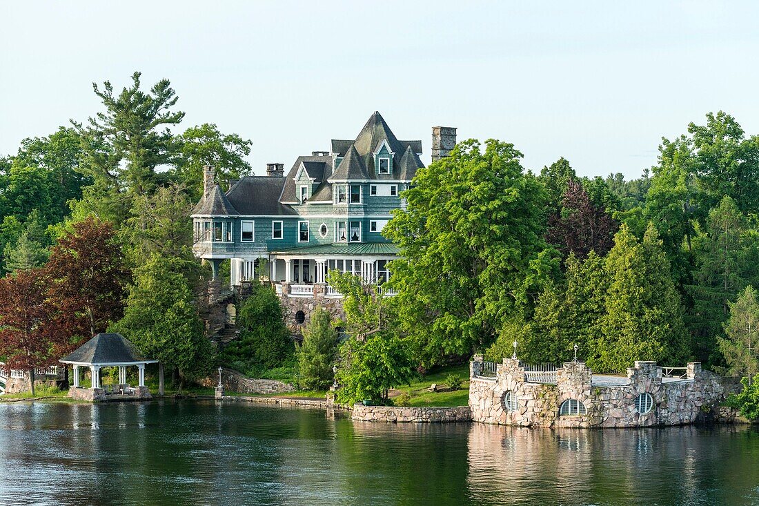 Canada, Ontario, the Thousand Islands region on the St. Lawrence River, between Canada and the USA