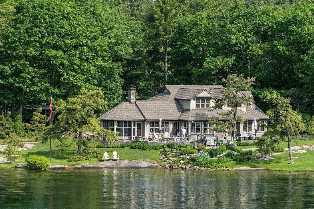 Kanada, Ontario, die Region Thousand Islands am St. Lawrence River, zwischen Kanada und den USA