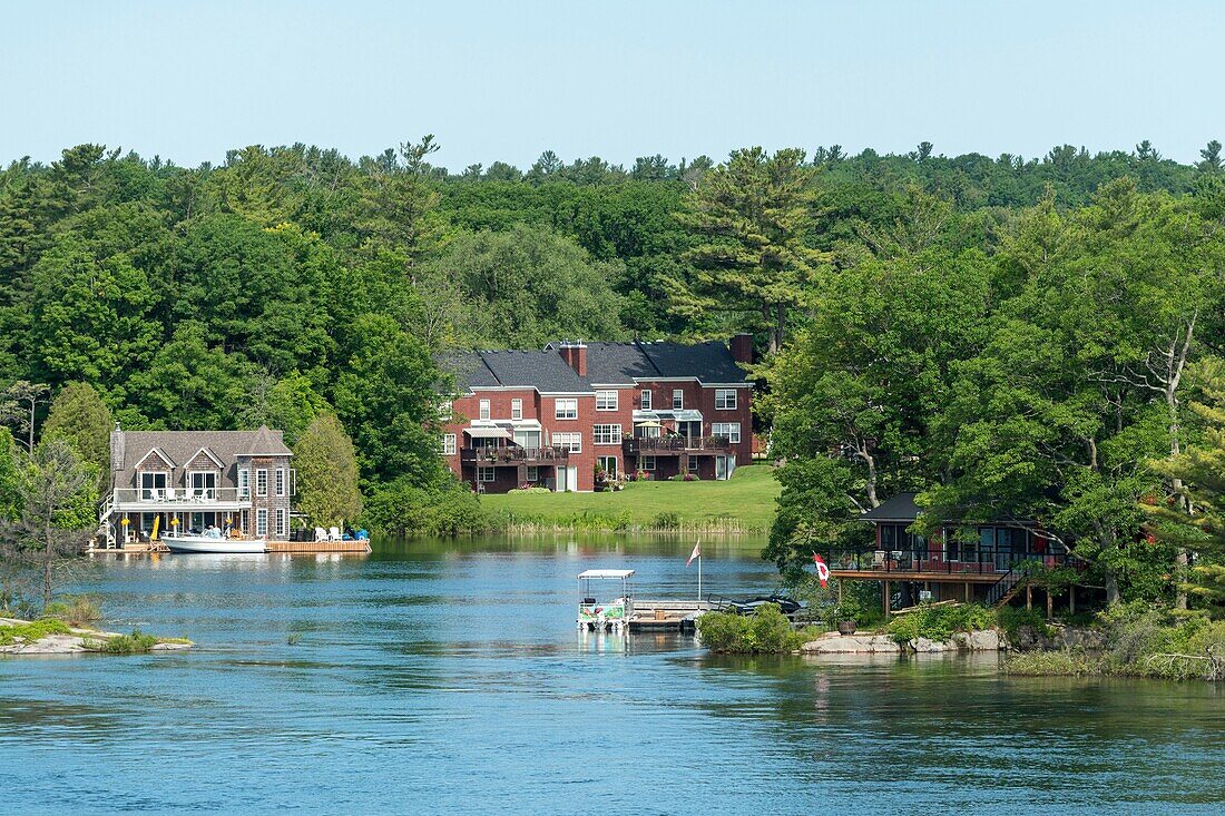 Canada, Ontario, the Thousand Islands region on the St. Lawrence River, between Canada and the USA