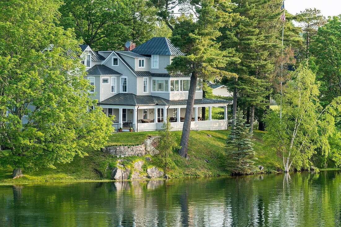 Canada, Ontario, the Thousand Islands region on the St. Lawrence River, between Canada and the USA