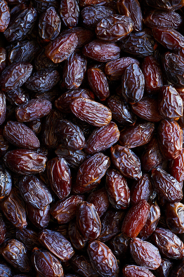 Dried dates on a base