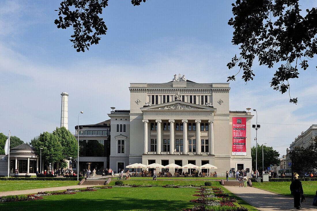 Lettische Nationaloper, Riga, Lettland, Baltikum, Europa