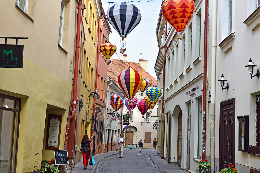 Stikliu-Straße, Vilnius, Litauen, Europa