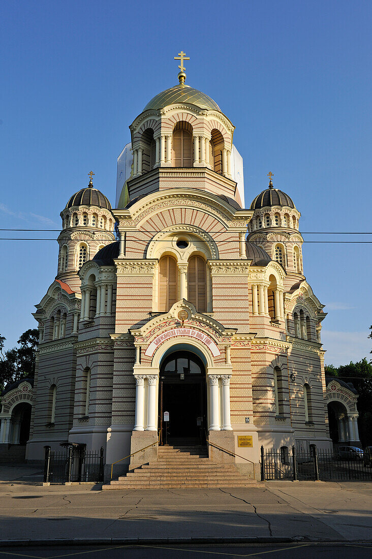 Orthodoxe Kathedrale der Geburt Christi, UNESCO-Weltkulturerbe, Riga, Lettland, Baltikum, Europa