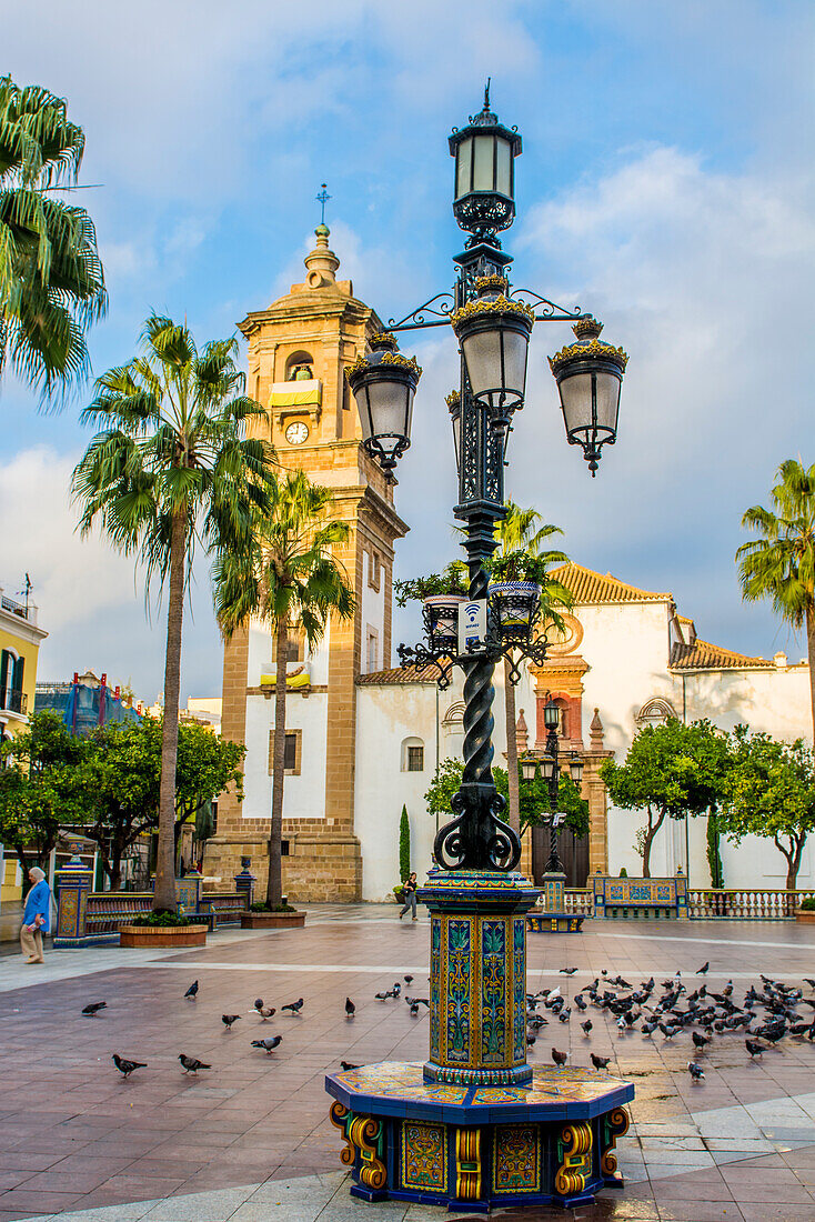 Church of La Palma, Plaza Alta main square, Algeciras, Andalusia, Spain, Europe