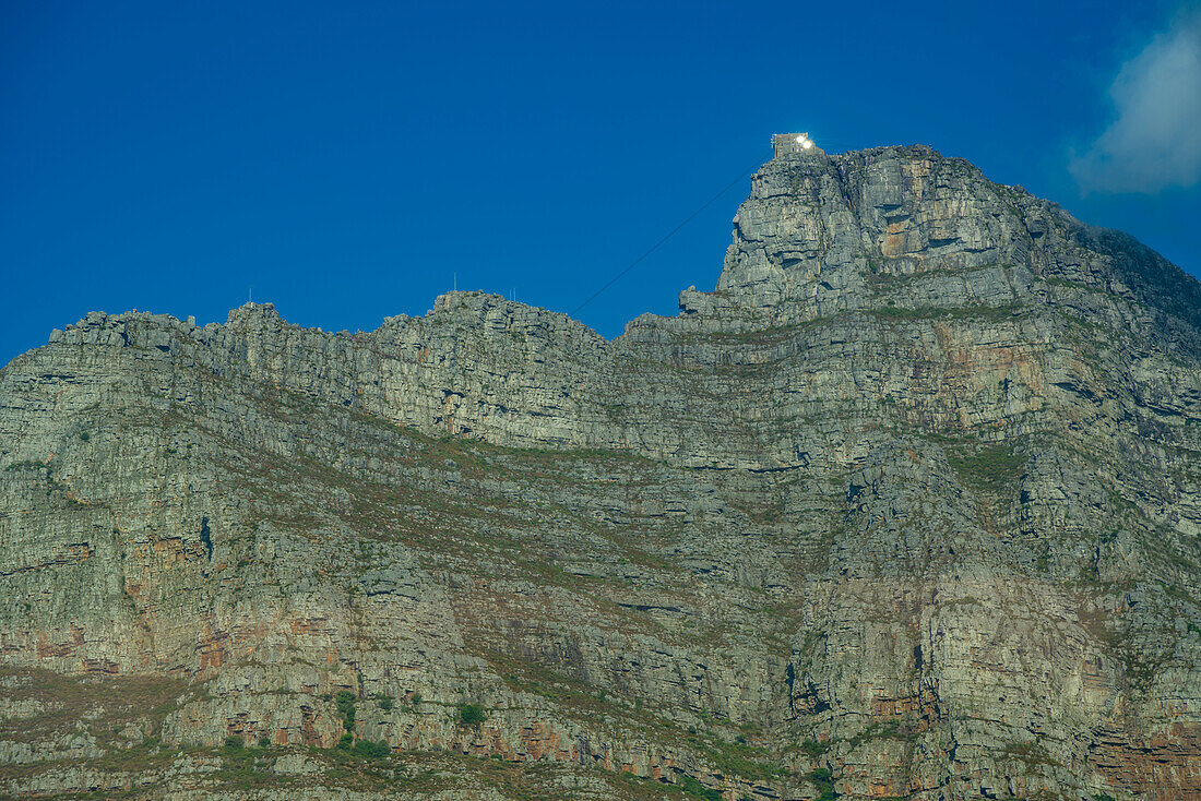 Blick auf den Tafelberg, Tafelberg-Naturschutzgebiet von Camps Bay, Kapstadt, Westkap, Südafrika, Afrika