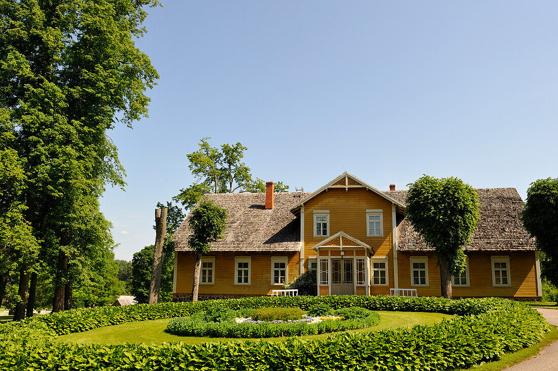 New living house of estate manager, Turaida Museum Reserve, Sigulda,Gauja National Park, Vidzeme Region, Latvia, Baltic region, Europe