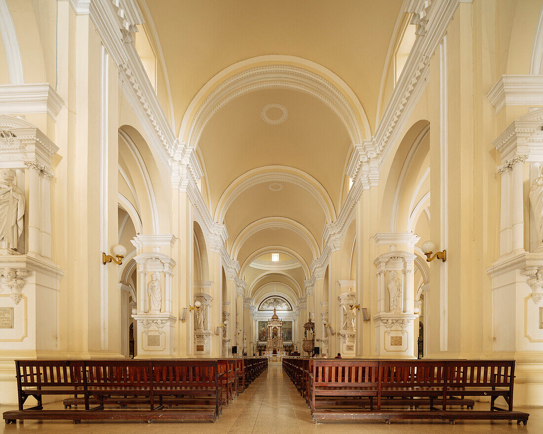 Innenraum der Kathedrale von Leon, UNESCO-Weltkulturerbe, Leon, Departement Leon, Nicaragua, Mittelamerika