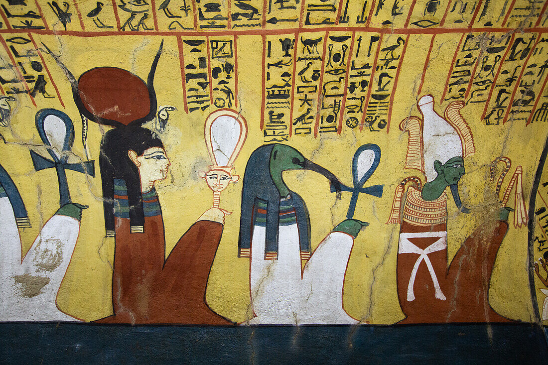 Tomb of Pashedu, TT3, Deir el-Medina Tombs (Worker Tombs), Thebes, UNESCO World Heritage Site, Luxor, Egypt, North Africa, Africa