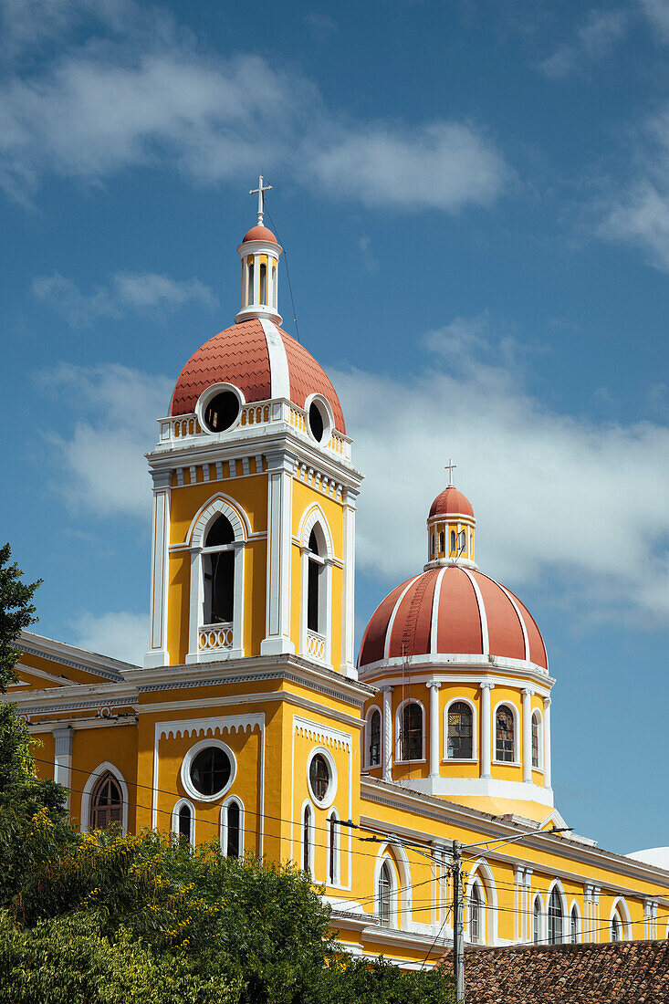 Exterior of Granada Cathedral, Granada, Nicaragua, Central America