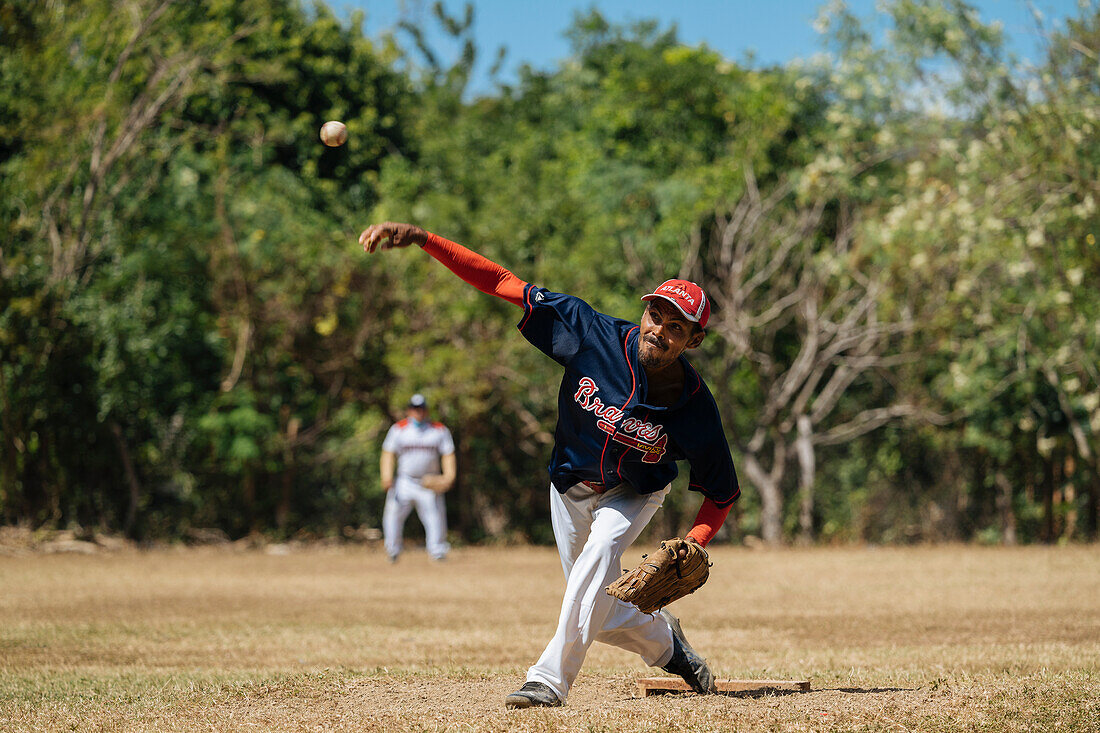 Baseballspiel bei Escameca, Rivas, Nicaragua, Mittelamerika