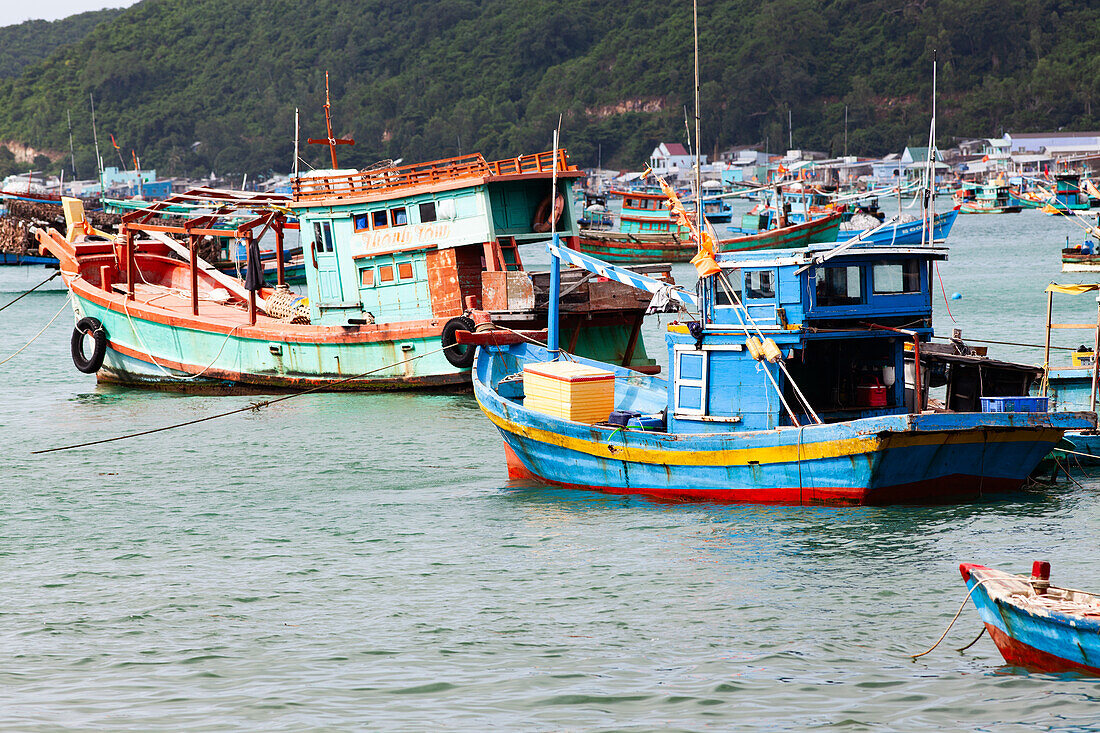 Boote, Nam-Du-Inseln, Kien Giang, Vietnam, Indochina, Südostasien, Asien