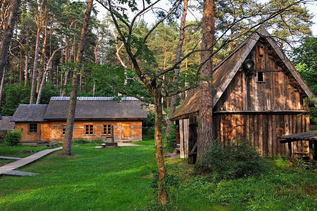 Fischergehöft im Freilichtmuseum Jurmala, Gebiet Lielupe, Golf von Riga, Lettland, Baltikum, Europa