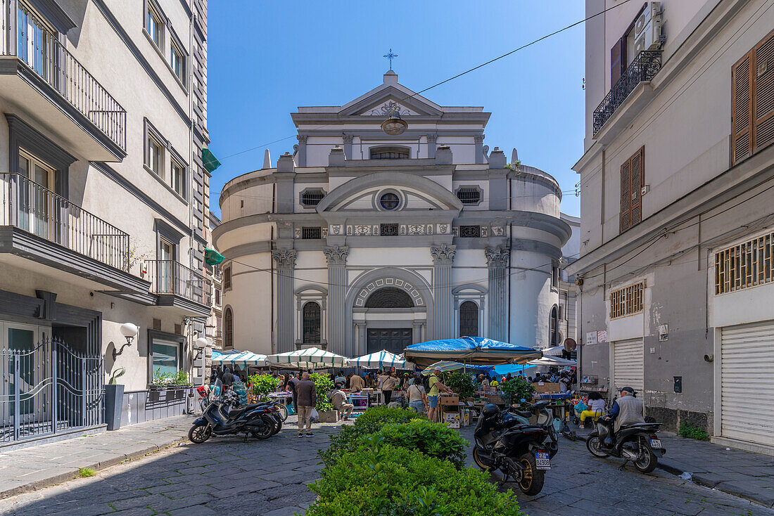 View of Basilica di San Pietro ad Aram, Naples, Campania, Italy, Europe