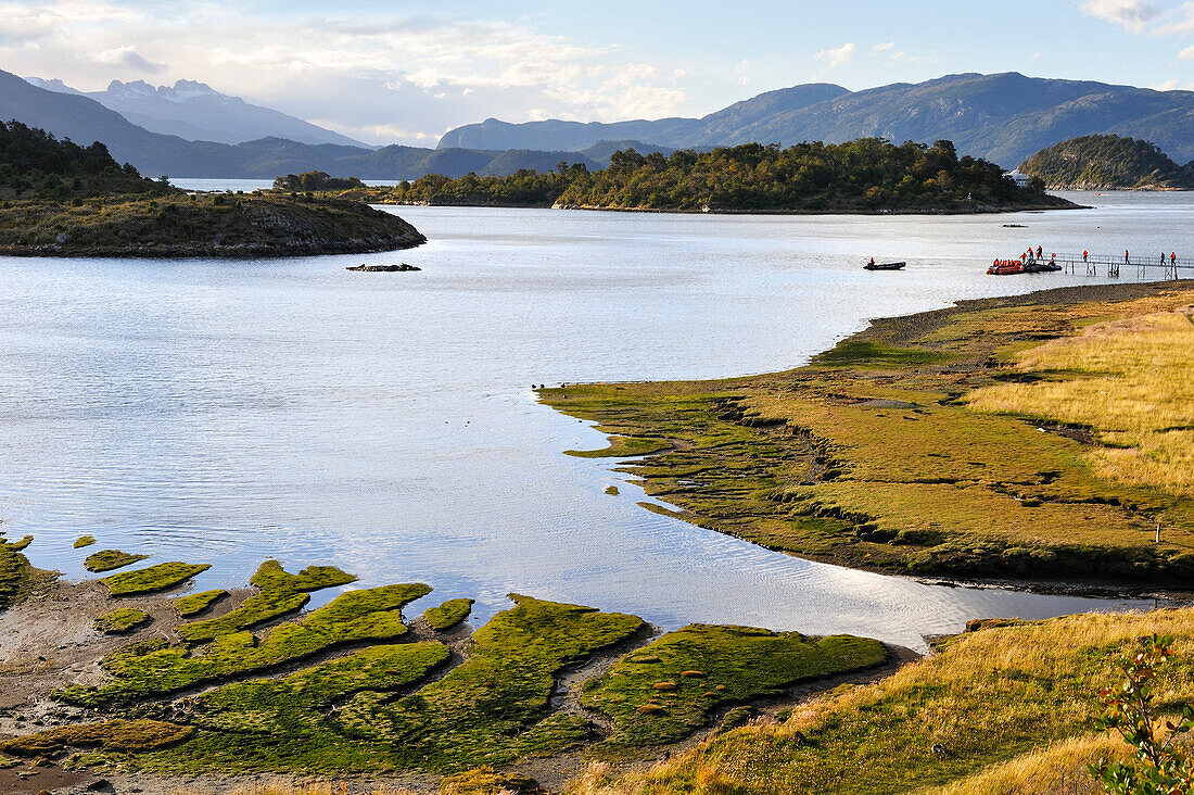 Wulaia-Bucht, Insel Navarino, Feuerland, Patagonien, Chile, Südamerika