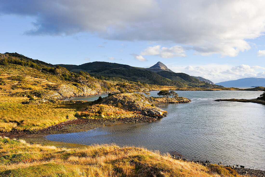 Wulaia-Bucht, Insel Navarino, Feuerland, Patagonien, Chile, Südamerika