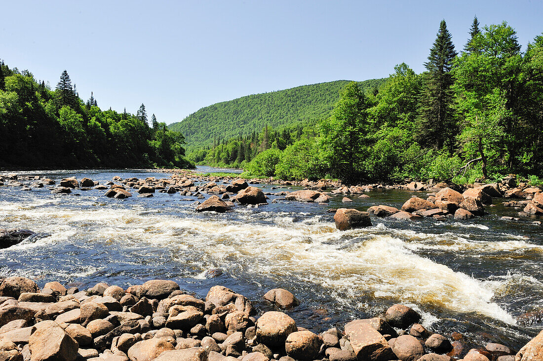 Jacques-Cartier-Fluss, Jacques-Cartier-Nationalpark, Provinz Quebec, Kanada, Nordamerika