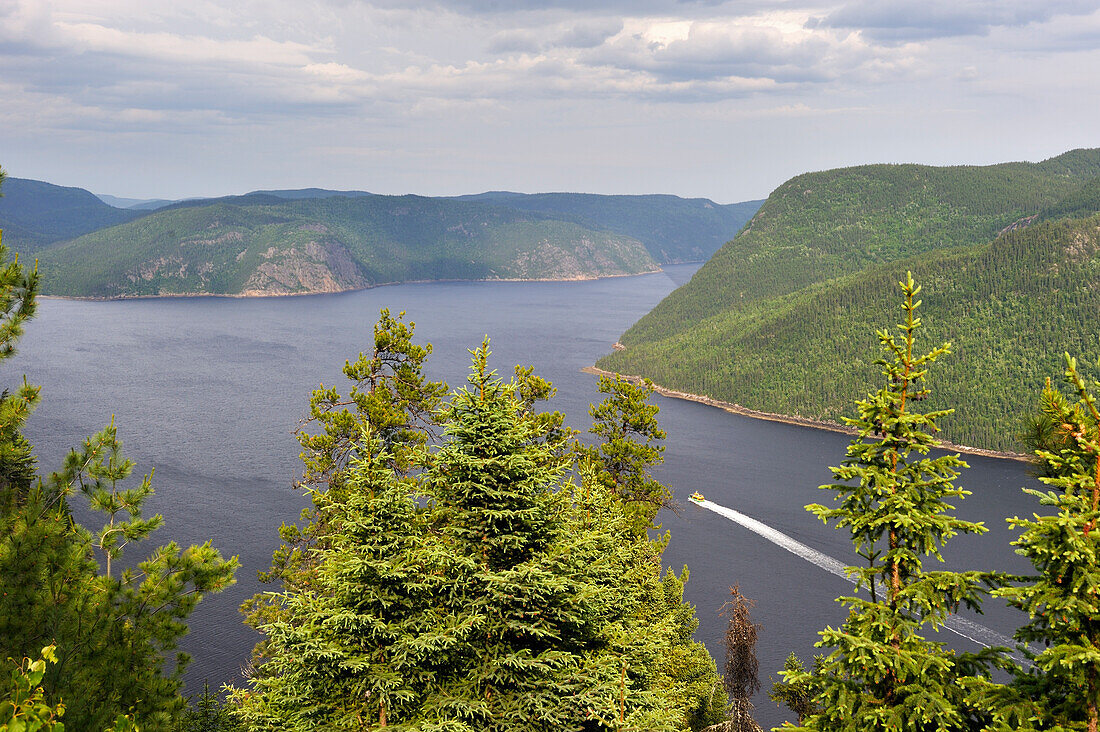 Eternite Bay, Saguenay National Park, Riviere-Eternite district, Province of Quebec, Canada, North America