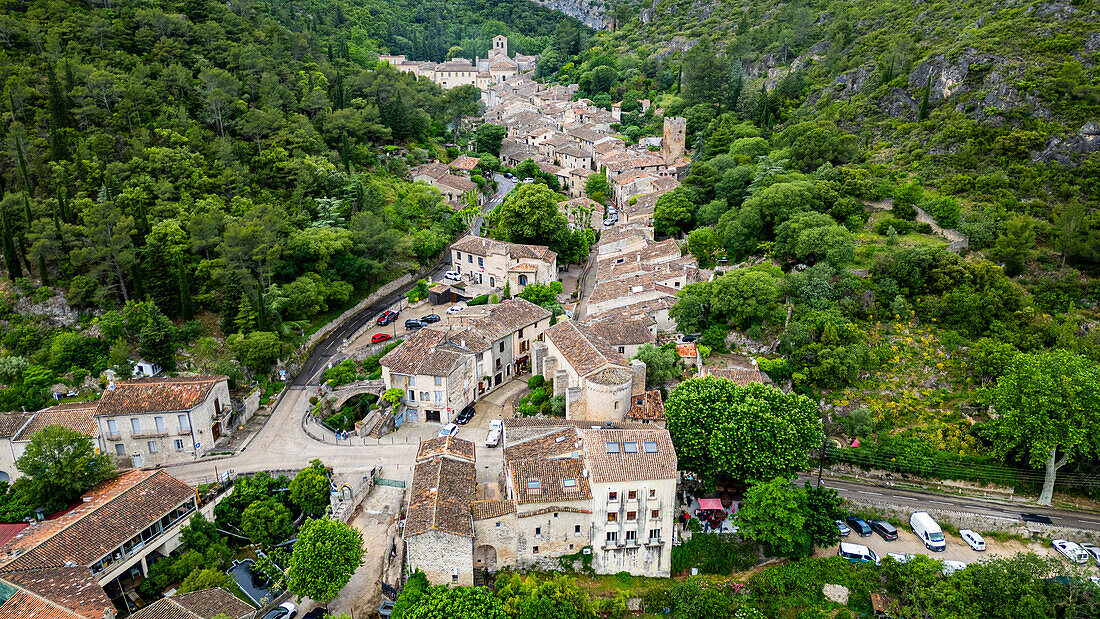 Saint-Guilhem-le-Desert, UNESCO-Welterbe, Jakobsweg, Herault, Okzitanien, Frankreich, Europa