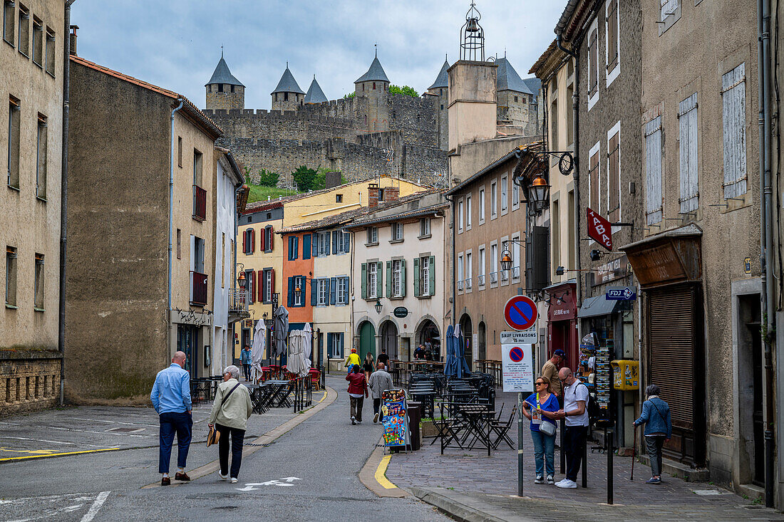 Cite de Carcassonne citadel, UNESCO World Heritage Site, Carcassonne, Aude, Occitania, France, Europe