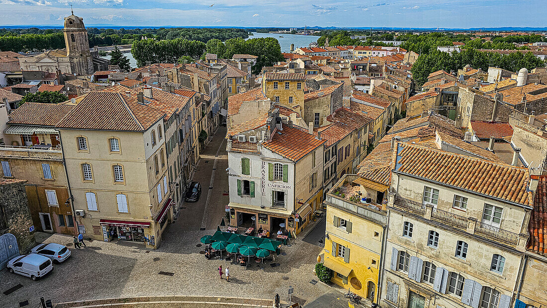 Altstadt von Arles, UNESCO-Welterbestätte, Bouches du Rhone, Provence-Alpes-Cote d'Azur, Frankreich, Europa