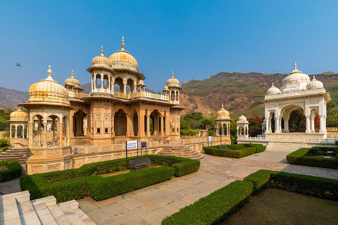 Gatore Ki Chhatriyan, Jaipur, Rajasthan, India, South Asia, Asia