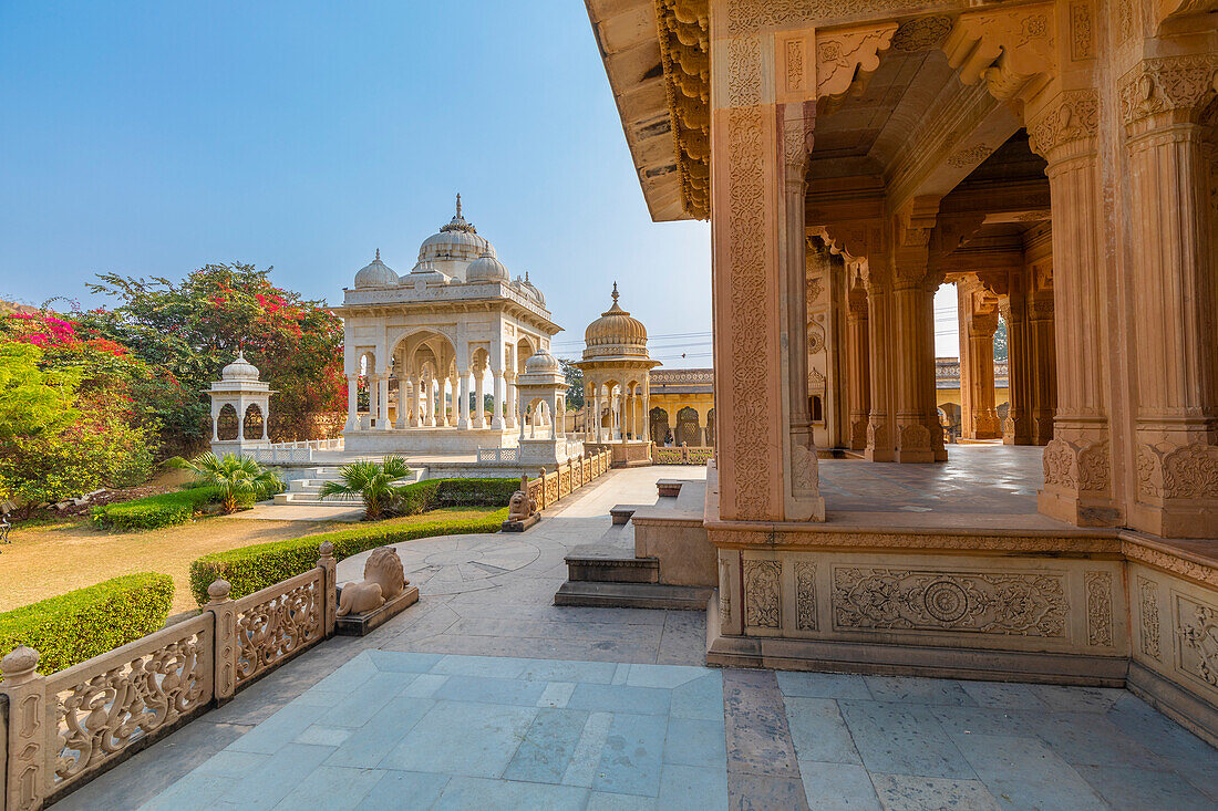 Gatore Ki Chhatriyan, Jaipur, Rajasthan, Indien, Südasien, Asien