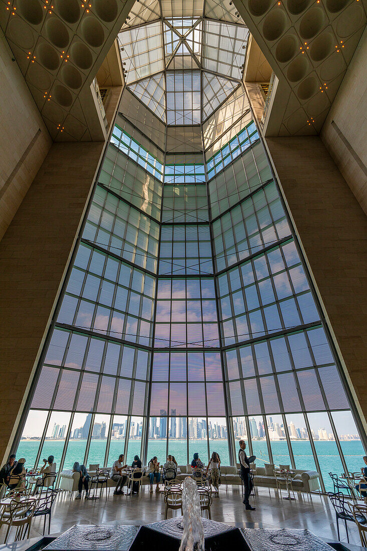 Interior of Museum of Islamic Art, Doha, Qatar, Middle East