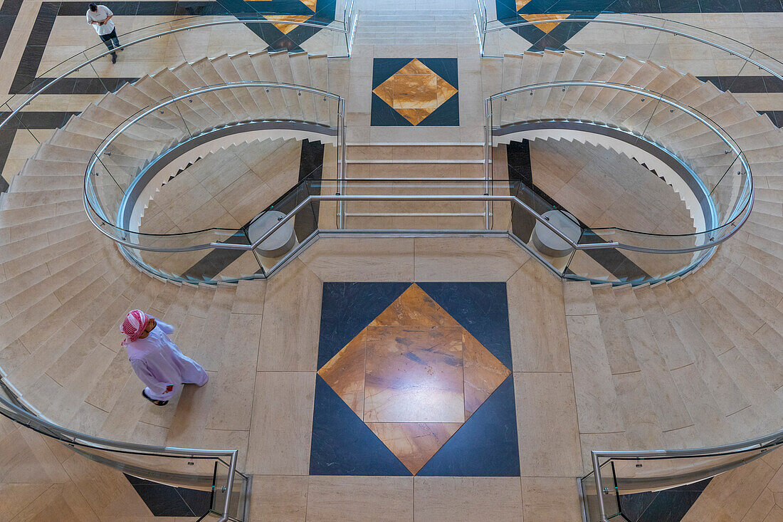 Interior of Museum of Islamic Art, Doha, Qatar, Middle East