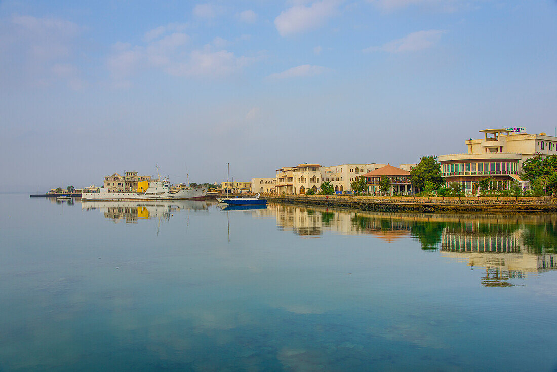 Luxury hotel in the old port town of Massawa, Eritrea, Africa