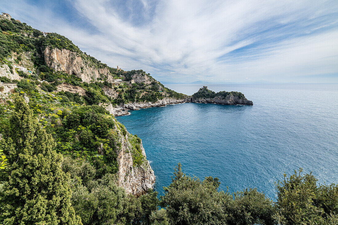 Die Amalfiküste, UNESCO-Weltkulturerbe, Kampanien, Italien, Europa