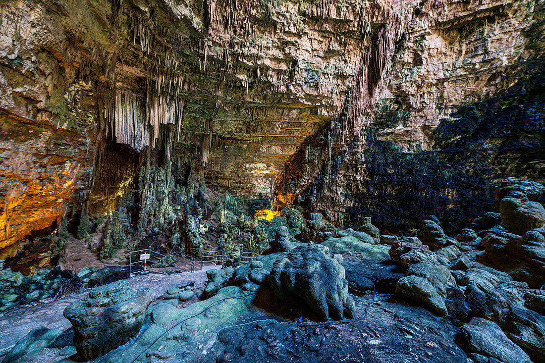 Castellana caves (Castellana Grotte), Apulia, Italy, Europe