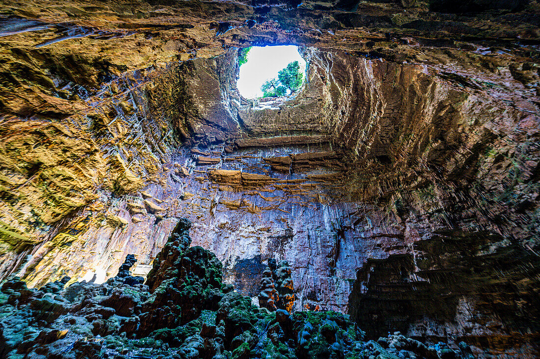 Die Grotten von Castellana (Castellana Grotte), Apulien, Italien, Europa