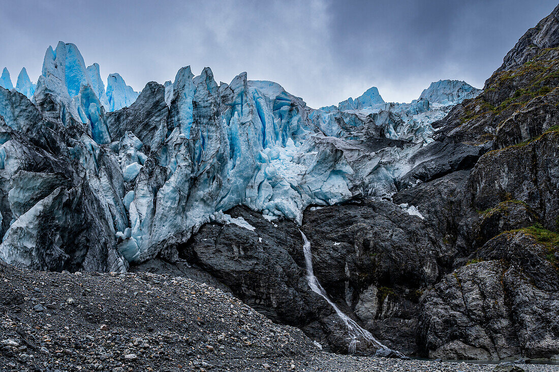 Aguila-Gletscher, Tierra del Fuego, Chile, Südamerika