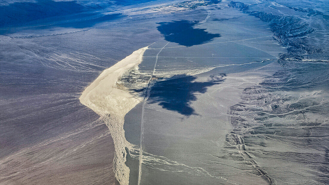 Aerial of the Andes mountains, Chile, South America