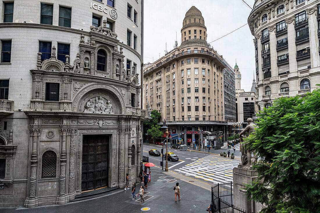 Koloniales Gebäude, Zentrum von Buenos Aires, Argentinien, Südamerika