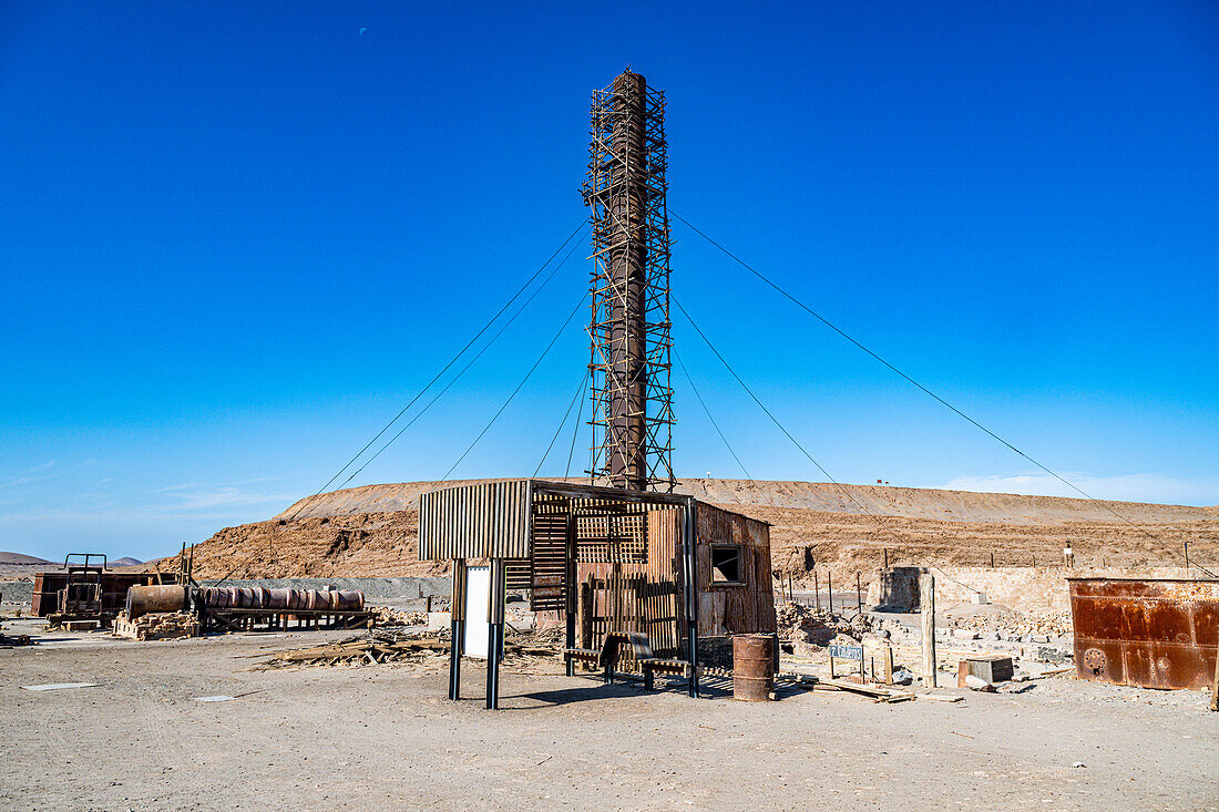 Humberstone Saltpeter Works, UNESCO World Heritage Site, northern Atacama, Chile, South America