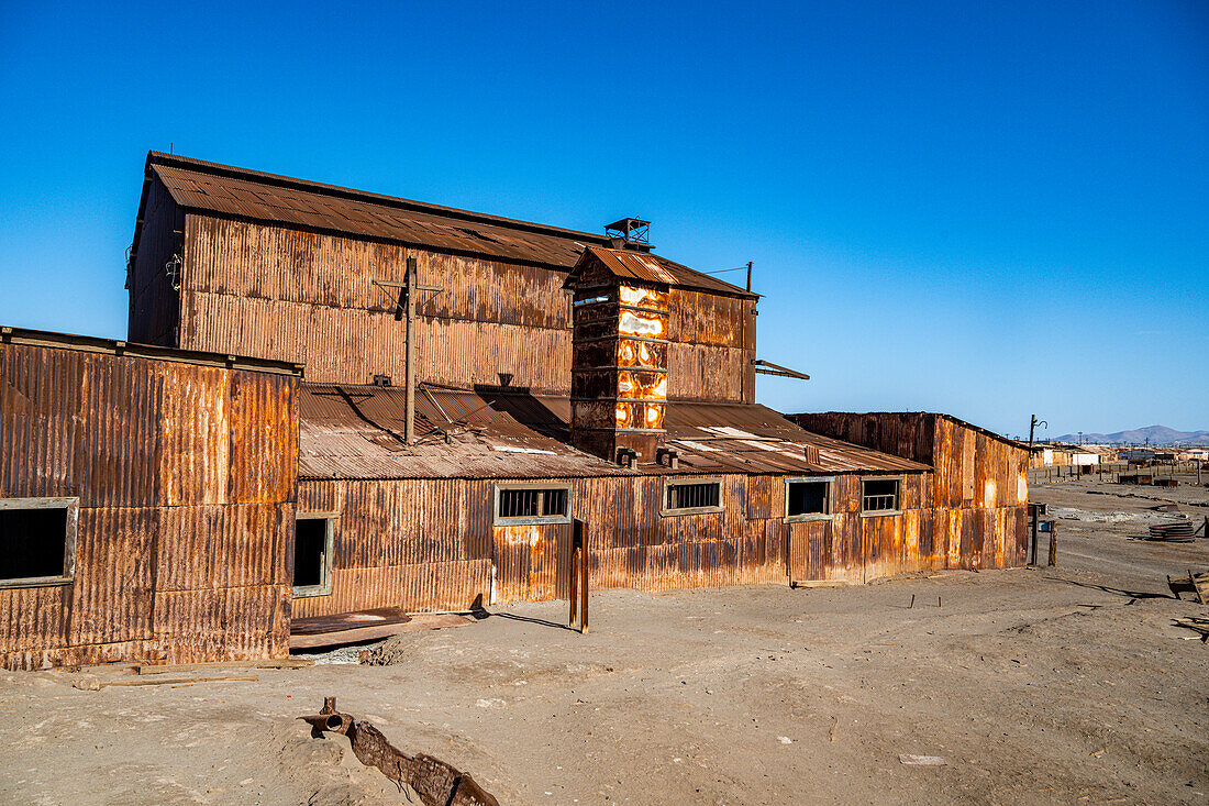 Humberstone Saltpeter Works, UNESCO World Heritage Site, northern Atacama, Chile, South America